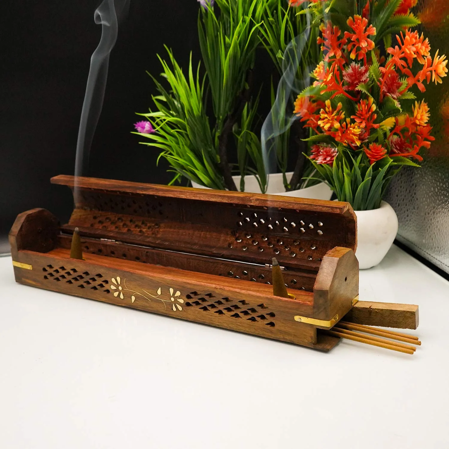Wooden Agarbatti Incense Stick Box