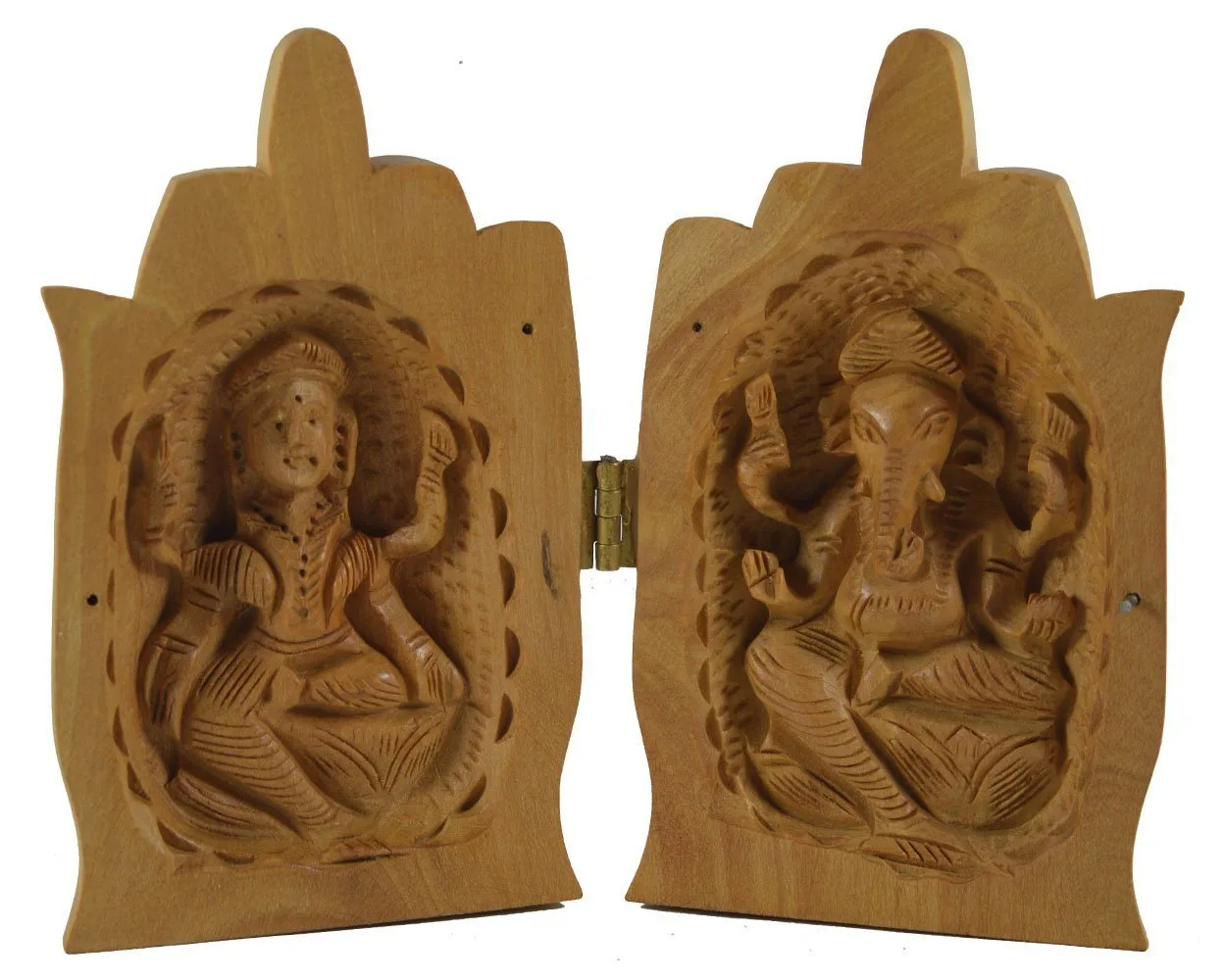 Wooden Namaskar-Posed Hands