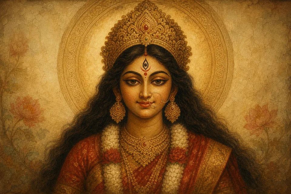 Durga devotional image