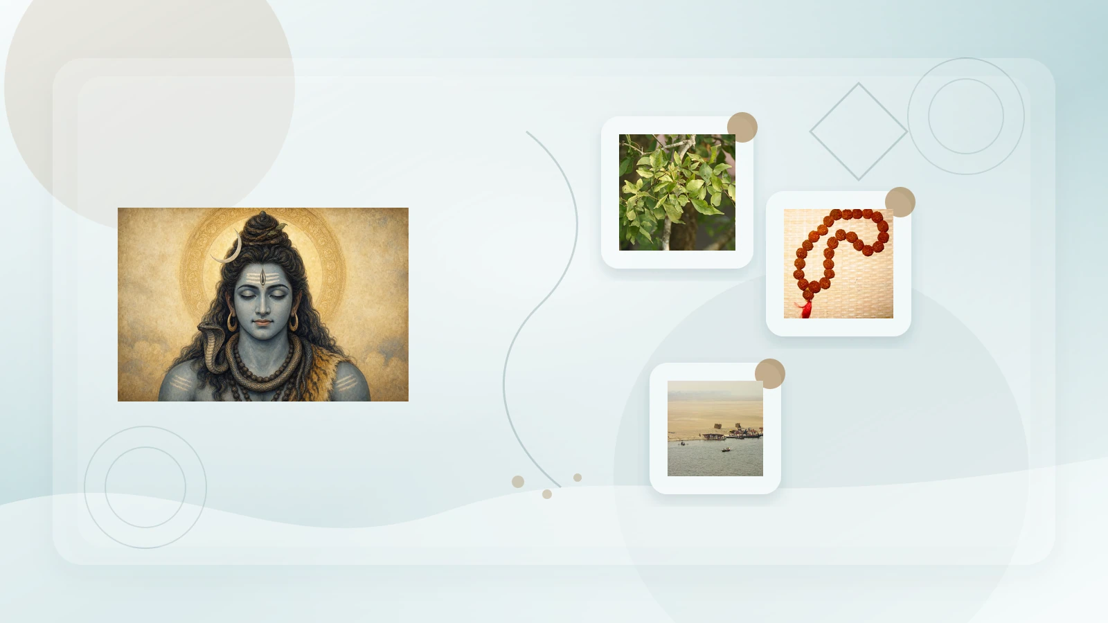 Lord Shiva devotional illustration for vrat and temple worship