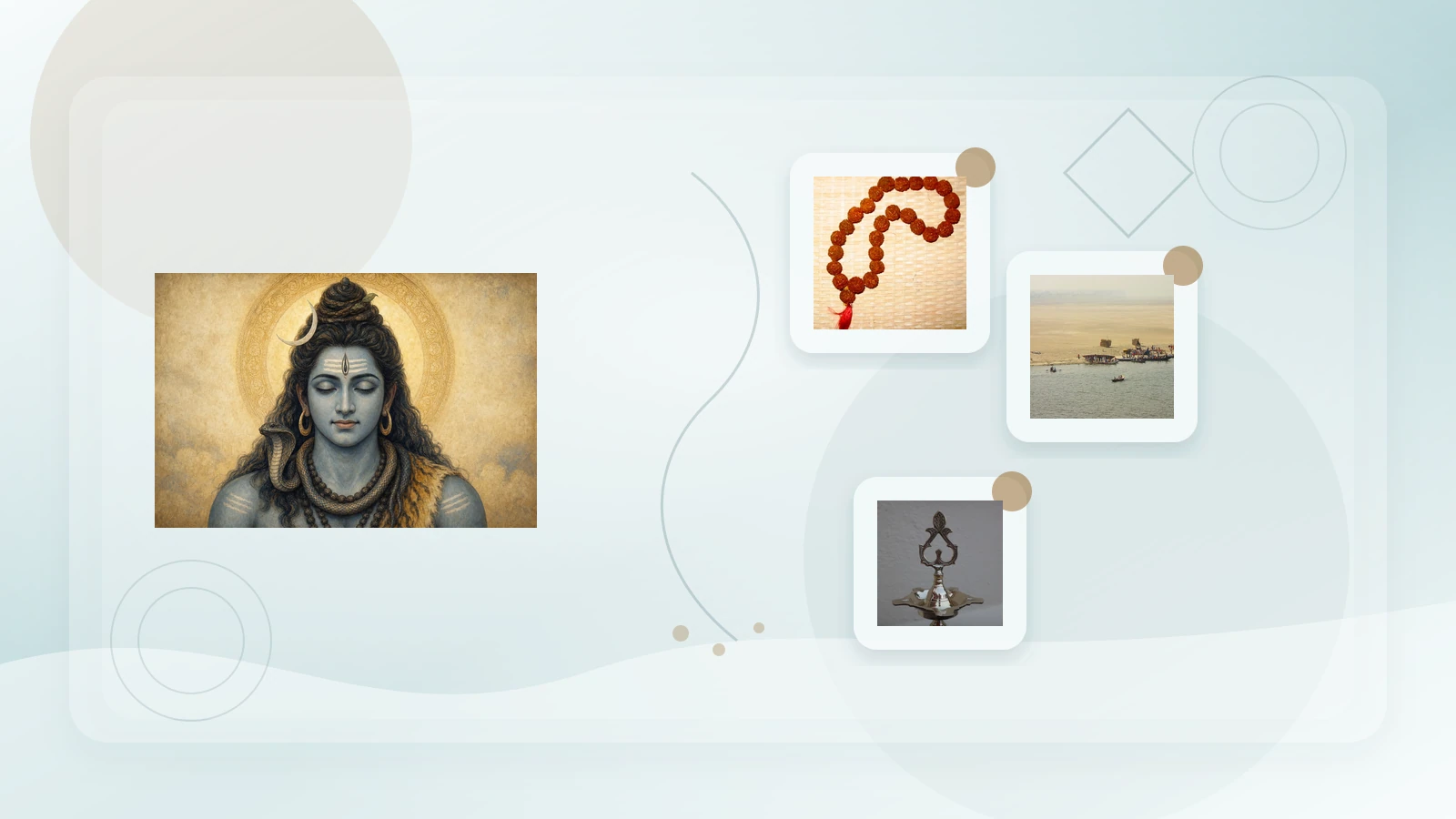 Lord Shiva devotional illustration for vrat and temple worship