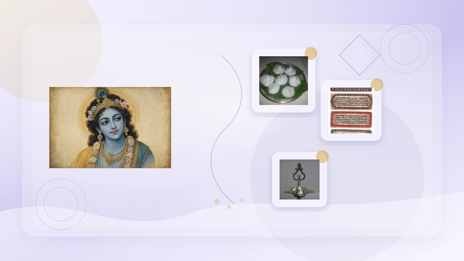 Janmashtami puja kit for Krishna worship