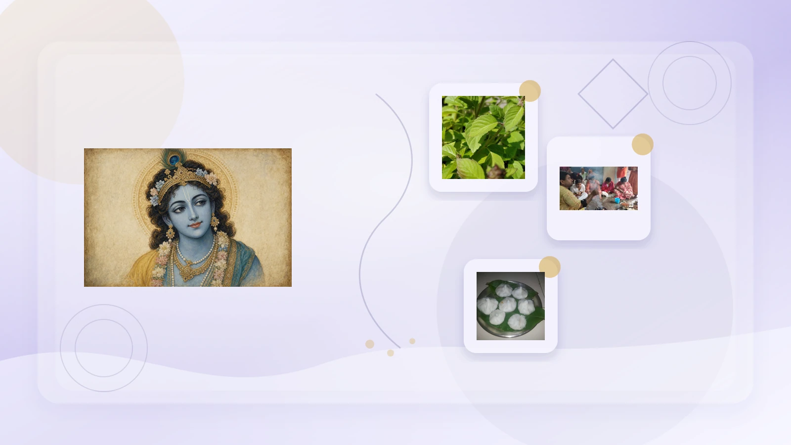 Lord Krishna devotional illustration for bhakti and Janmashtami worship