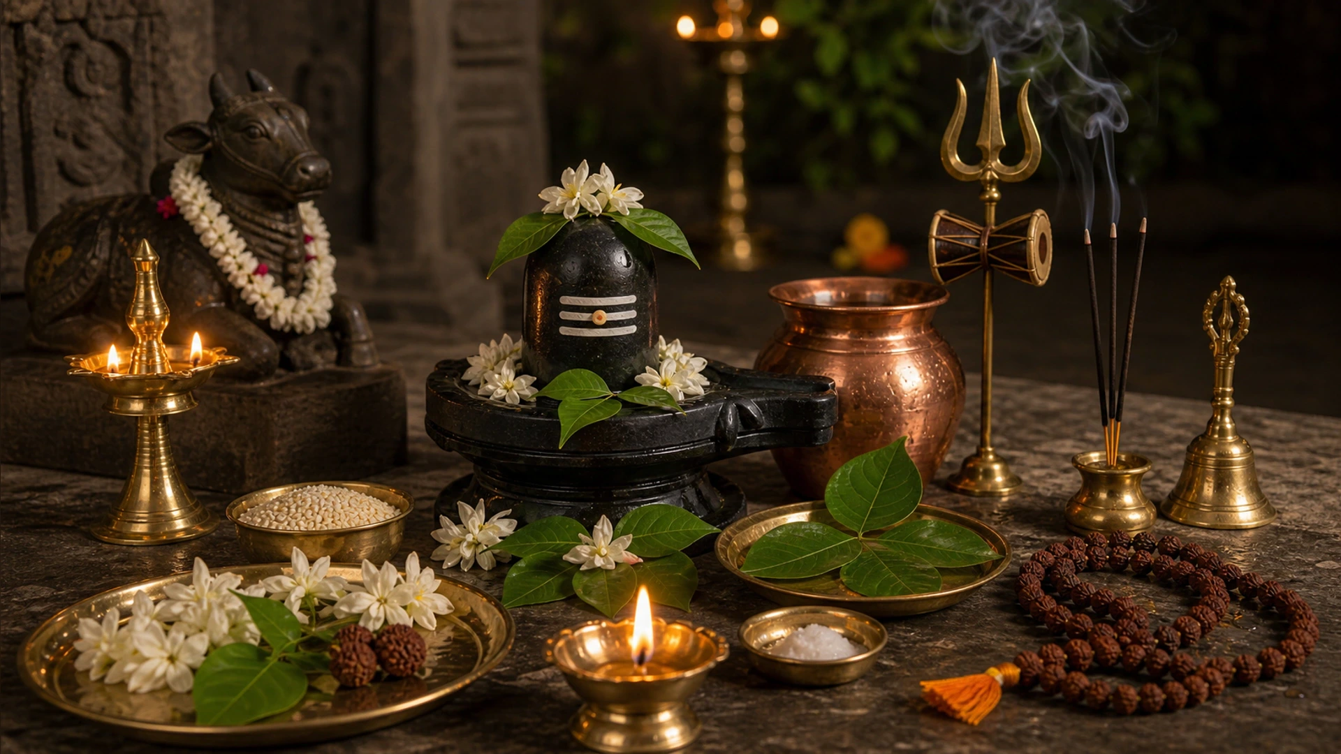 சிவபூஜை, மஹாசிவராத்திரி, சோமவாரம் மற்றும் பிரதோஷம்: சாமக்ரி, கிட் மேப்பிங் மற்றும் பக்தி நோக்கம் வழிகாட்டி ஹீரோ படம்