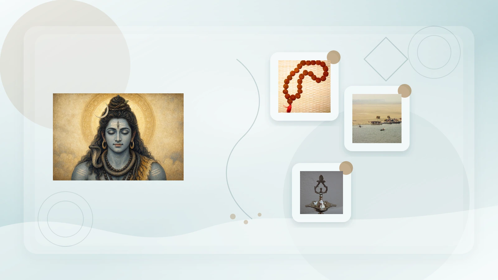 Lord Shiva devotional illustration for vrat and temple worship