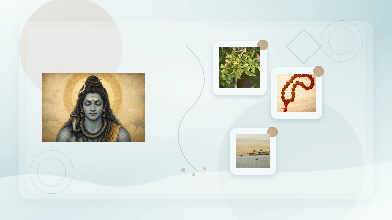 Lord Shiva devotional illustration for vrat and temple worship