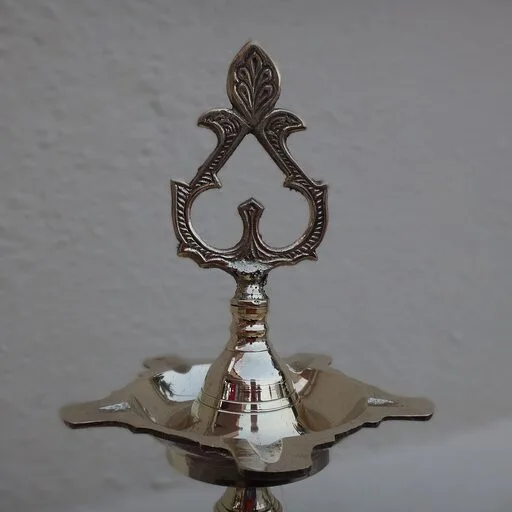 Brass Pancha-Mukhī Dīpa